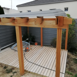 Réparation de toiture de pergola en acier Vence